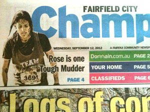Crew member Rose Viana is one Tough Mudder!